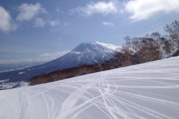 <p>Le mont Yōtei, surnomm&eacute; Ezo-Fuji, le &laquo; mont Fuji d'Hokkaidō &raquo;, &agrave; Niseko</p>