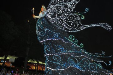 <p>Tokyo Disneyland's Electrical Parade: Blue Fairy</p>
