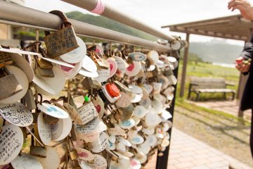 <p>Locks at the Lover's Sanctuary</p>