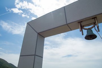 <p>The bell for couples to ring at Lover's Sanctuary</p>