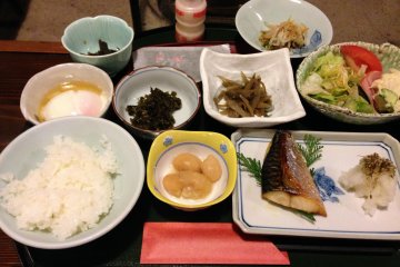 <p>Japanese breakfast at its best</p>