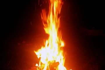 <p>What's camp without a campfire?</p>