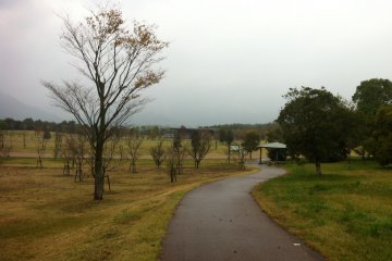 <p>A small road</p>