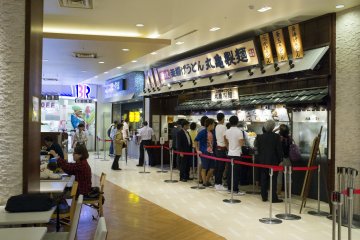 <p>Inside the Terrace Kitchen food court</p>