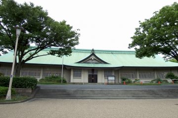<p>Front view of Shudo-kan</p>