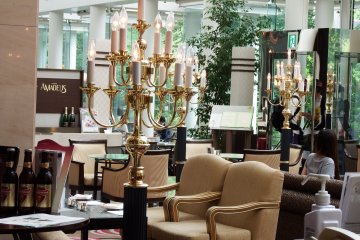 Lobby lounge. You can have breakfast at the restaurant &amp; cafe 'Amadeus' seen in the background