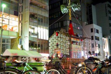 <p>Gion float on Karasuma Street</p>