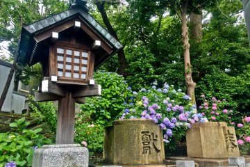 <p>The first of many wooden 'lanterns' along the main staircase</p>