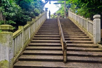 <p>One last look. A view from the bottom of the staircase</p>