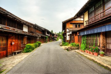 <p>The main road in Tsumago</p>