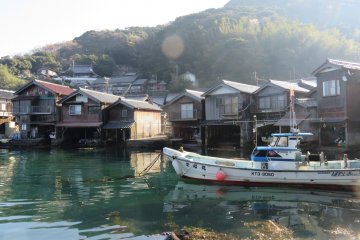 The enchanting boat houses at Ine