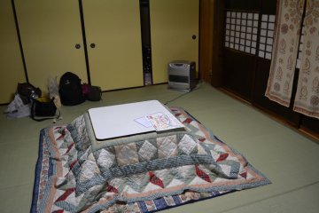 Inside the cozy room
