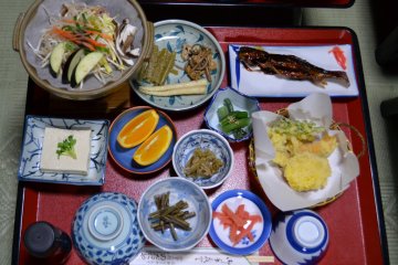 The sumptuous dinner