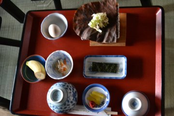 The breakfast !