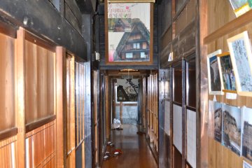 The passage with rooms on either side
