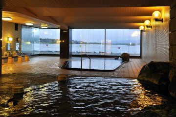 Onsen with a view