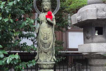Inside the temple grounds.