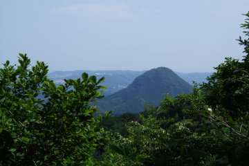 <p>View from a trail to the&nbsp;mountain top</p>