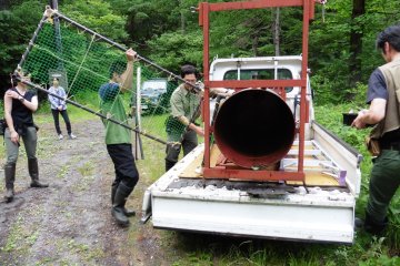 <p>Time to put the trap back on the truck</p>