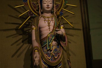 <p>Shokanzeonbosatsu, a Buddhist effigy, is a modern masterpiece created in 1927</p>