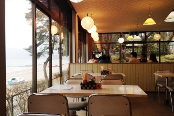 Peaceful floor to ceiling windows let the sunshine in