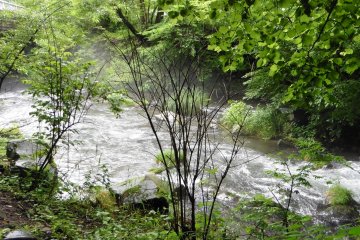 Playing in the Yu River