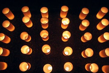 Minoh Candle Road at Minoh Falls