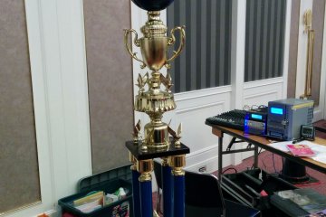 <p>The championship trophy</p>