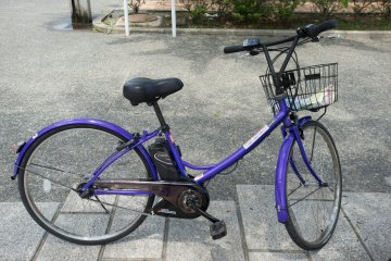 <p>This is the electric bicycle that you can rent</p>