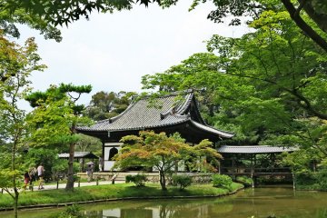 <p>高台寺一景：庭院</p>
