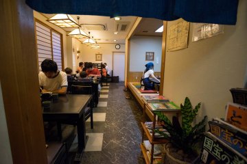 <p>The dining area</p>