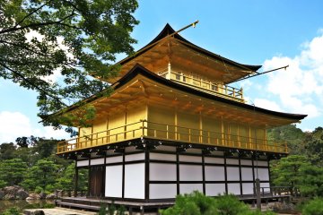 不同角度的金阁寺