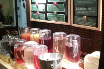 <p>A colorful selection of drinks worthy of any potions master &nbsp;</p>