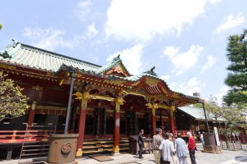<p>Main shrine building</p>
