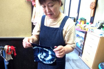 <p>This particular shade of blue is unique to the city of Tono, and is known as Tono blue</p>