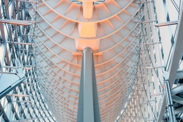 <p>Roof of&nbsp;Tokyo International Forum</p>