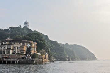 <p>This is a view of Enoshima&nbsp;Island as seen from the bridge leading up to it. I didn't have much time to visit around since I had to return and get ready for the fireworks.&nbsp;</p>