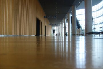 <p>On an upper floor</p>
