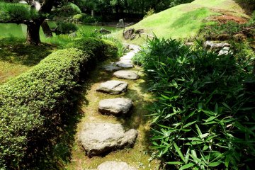 <p>These stepping stones look beautiful despite&nbsp;the summer heat</p>