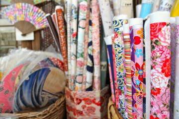 <p>Washi is traditional Japanese paper made with long fibers from three different plants. A variety of beautiful designs are&nbsp;available. Photo taken at the shopping plaza in&nbsp;Kamakura.</p>