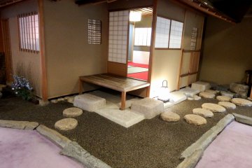 <p>Tea House in a corner on the first floor. Japanese tea is served to hotel guests for free</p>