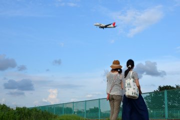 <p>Plane-watching</p>