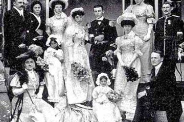 Helen at her wedding to WL Grut who came from an old prestigious family in Denmark.