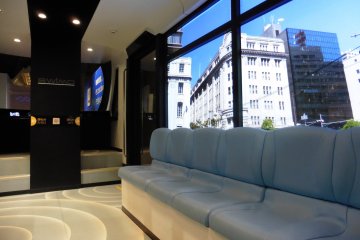 <p>SWIMO has a very modern interior</p>