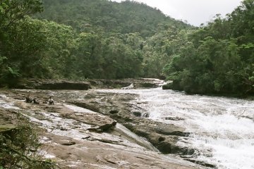At the falls