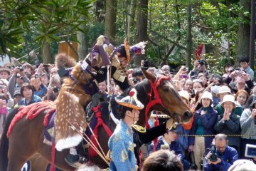 Yabusame procession and demonstration
