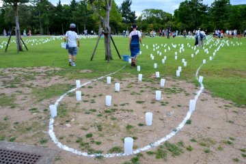 <p>Preparing for the lights festival</p>