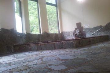 <p>The onsen is named for the stones which tile the baths</p>