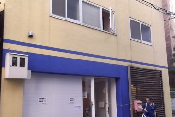 <p>The hostel from outside</p>