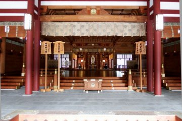 <p>Inside the prayer hall</p>